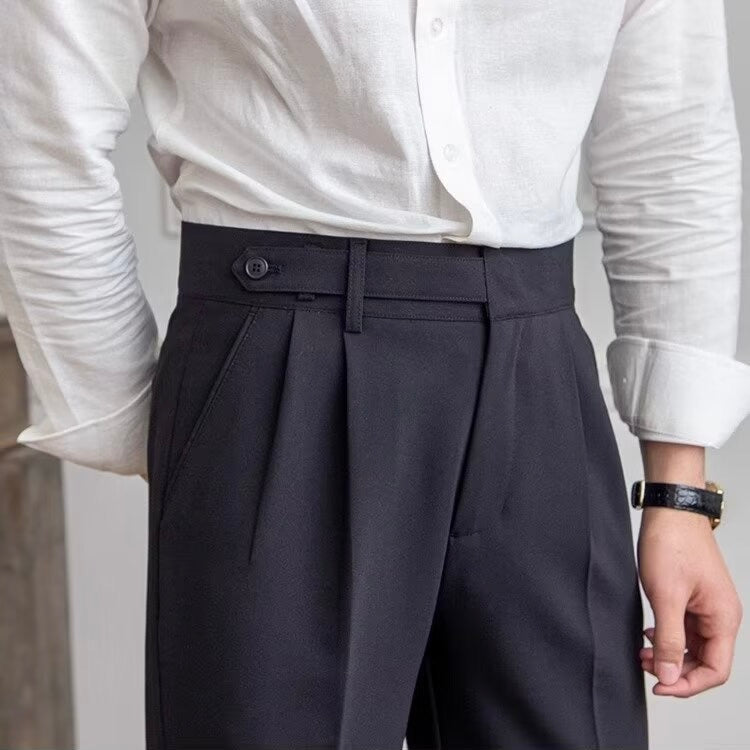 Pantaloni Uomo con Vita Regolabile Tasche Funzionali