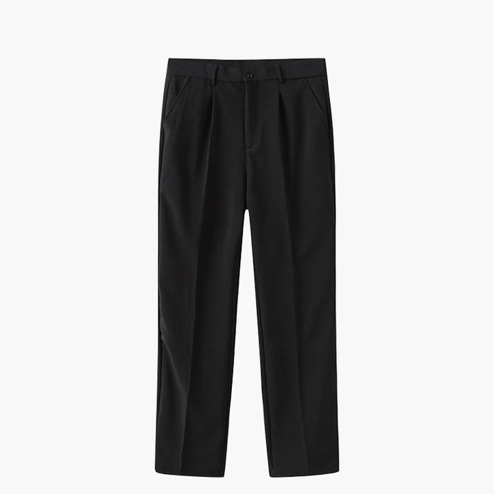 Pantaloni Uomo Slim con Pieghe Passanti e Cintura Affusolati - Vesarelli