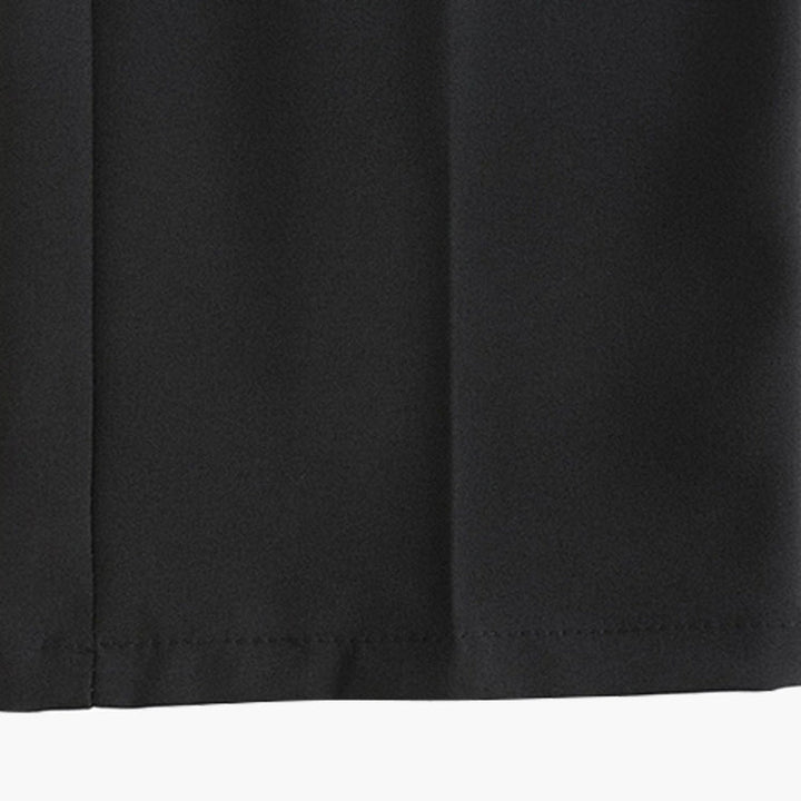 Pantaloni Uomo Slim con Pieghe Passanti e Cintura Affusolati