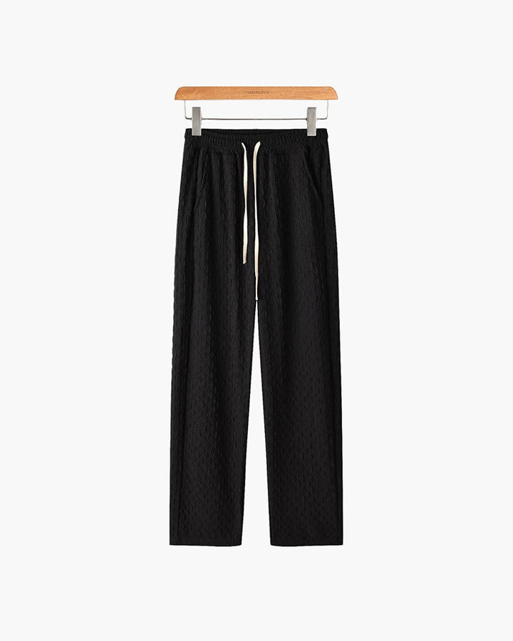 Pantaloni Uomo Jacquard Cotone Oversized Comfort - Vesarelli