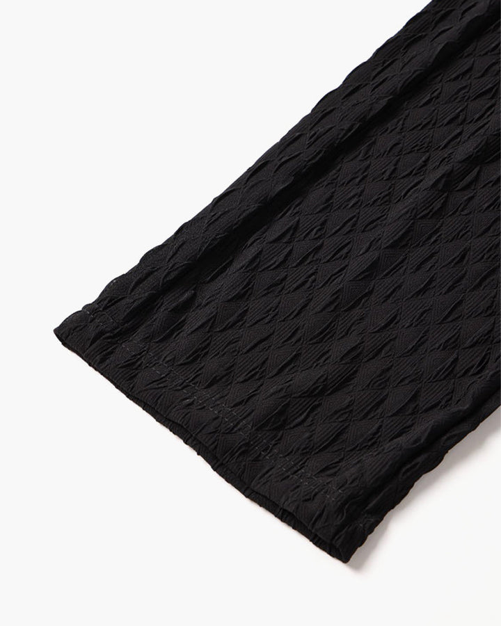 Pantaloni Uomo Jacquard Cotone Oversized Comfort