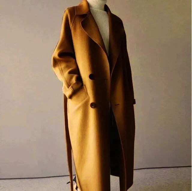 CECILYA | Long Wool Coat - Lizabella Fashion -  -  - CECILYA | Long Wool Coat - Lizabella Fashion - #tag1# - #tag2#