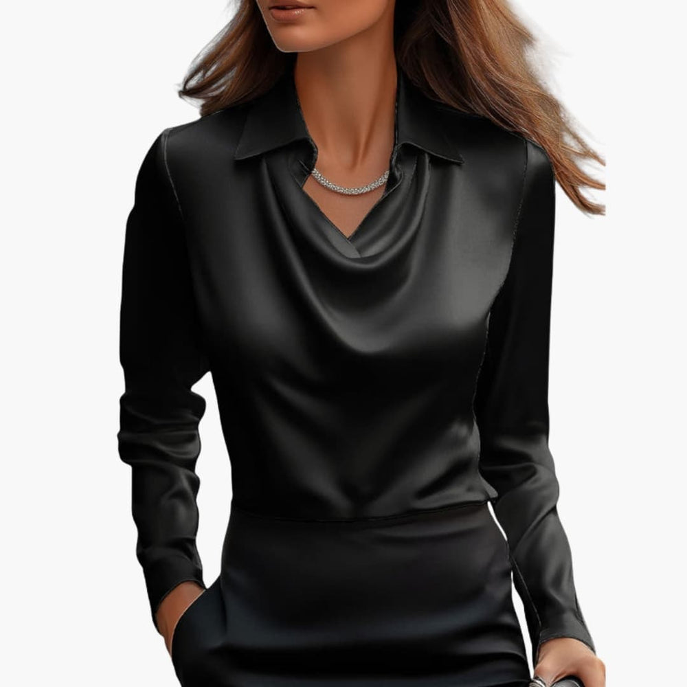 Camicetta da Donna | Colletto Drappeggiato & Linea Elegante