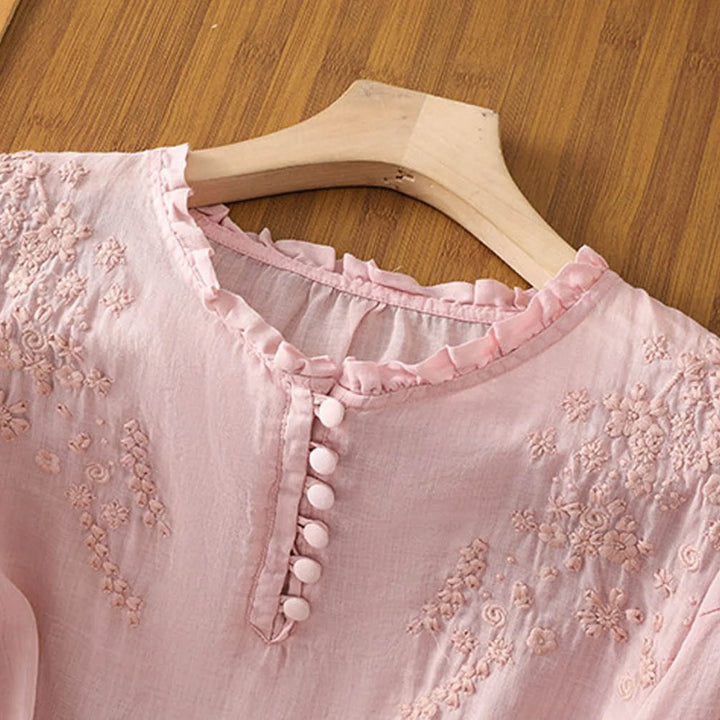 Camicetta Floreale Donna Elegante per Estate - Moda Casual e Raffinata 3