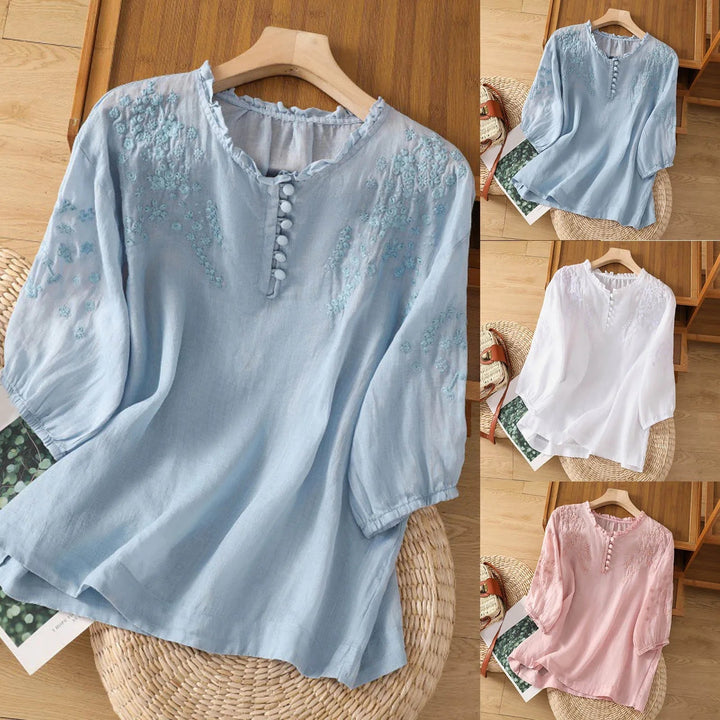 Camicetta Floreale Donna Elegante per Estate - Moda Casual e Raffinata 4