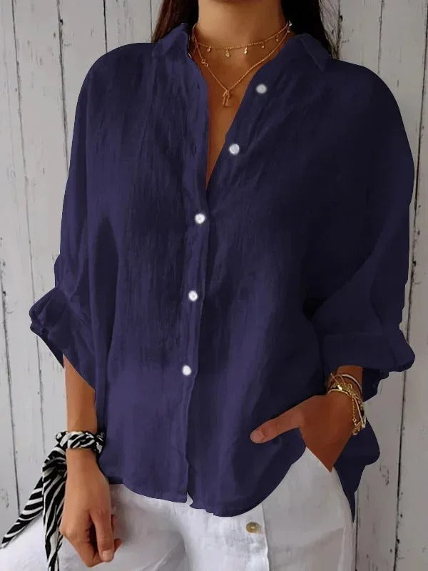Camicia Elegante Casual Donna | Nodo Posteriore & Comfort Traspirante