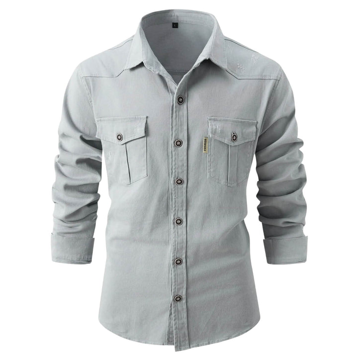 Camicia Uomo Casual Tessuto Leggero Regular Fit - Vesarelli