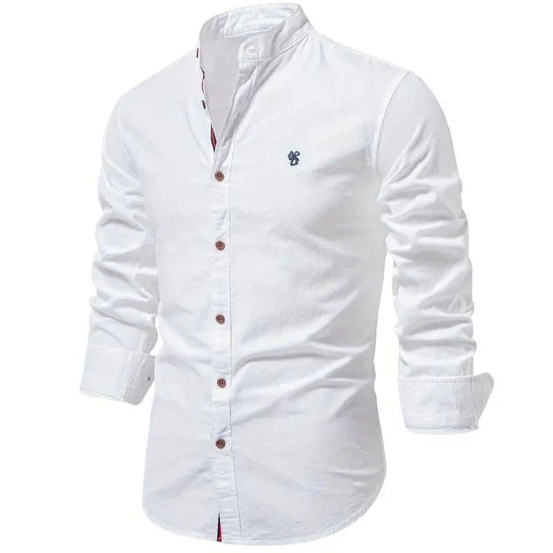 Camicia Uomo | Collo alla Coreana & Look Curato