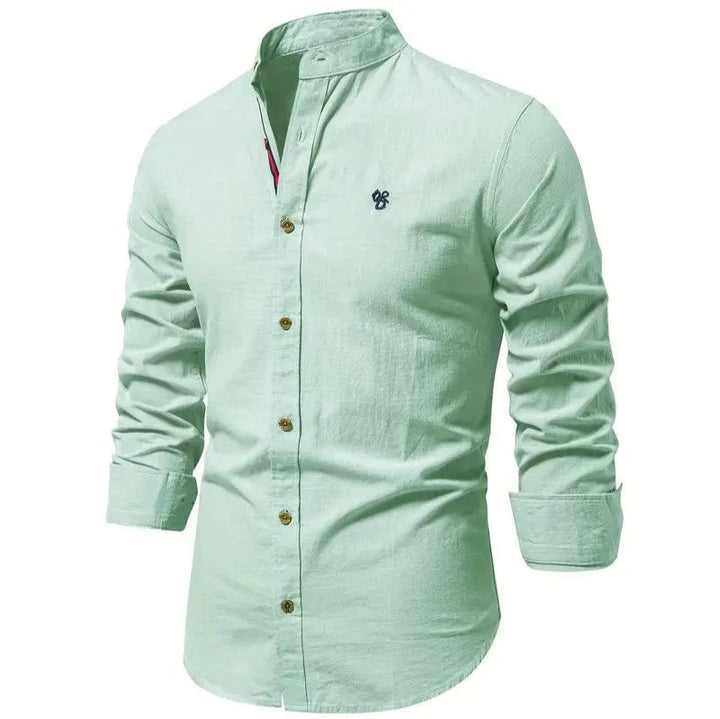 Camicia Uomo | Collo alla Coreana & Look Curato