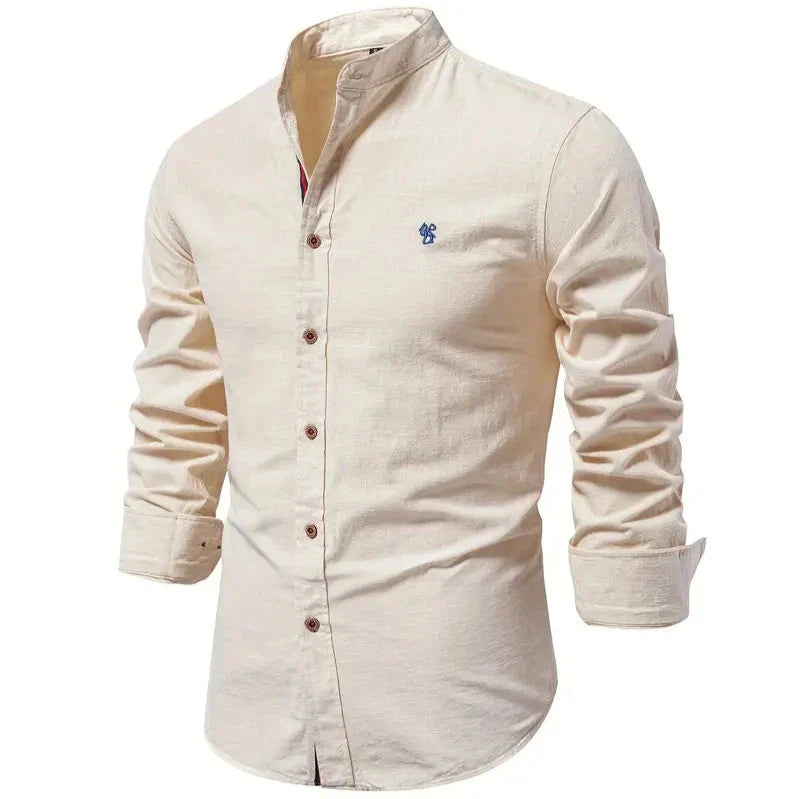 Camicia Uomo | Collo alla Coreana & Look Curato