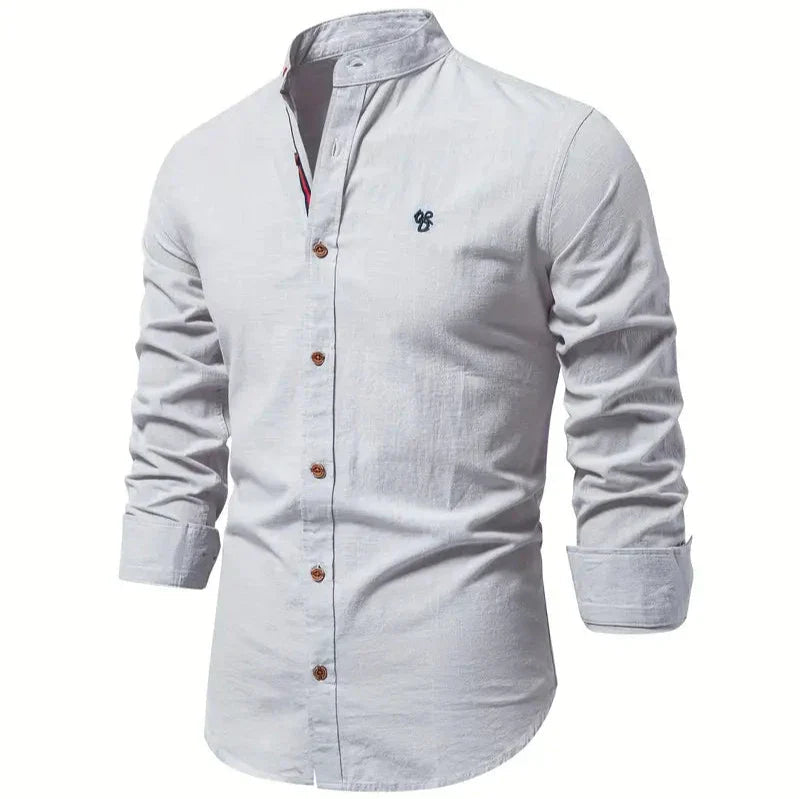 Camicia Uomo | Collo alla Coreana & Look Curato