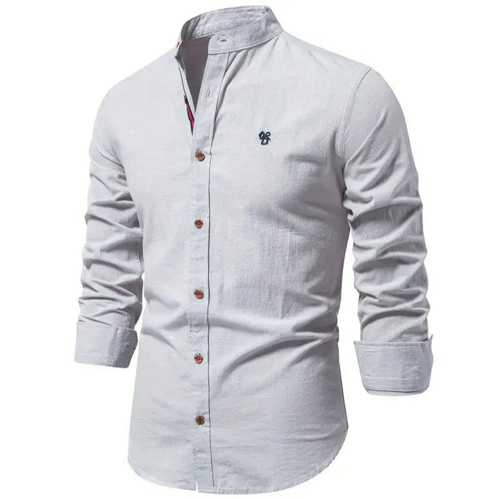 Camicia Uomo | Collo alla Coreana & Look Curato