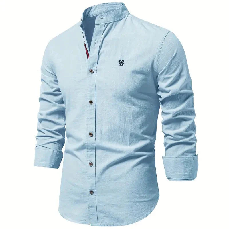 Camicia Uomo | Collo alla Coreana & Look Curato