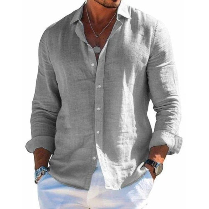 Camicia Uomo Estiva Tessuto Traspirante Vestibilità Comfort - Vesarelli