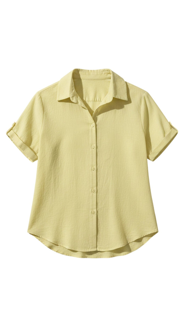 Camicia con Bottoni Donna | Maniche Corte & Look Sempre Ordinato