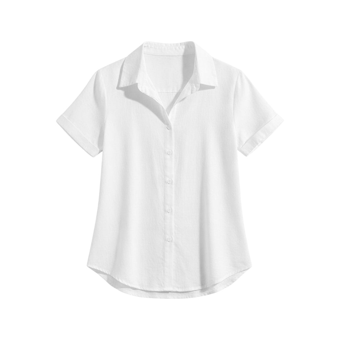 Camicia con Bottoni Donna | Maniche Corte & Look Sempre Ordinato
