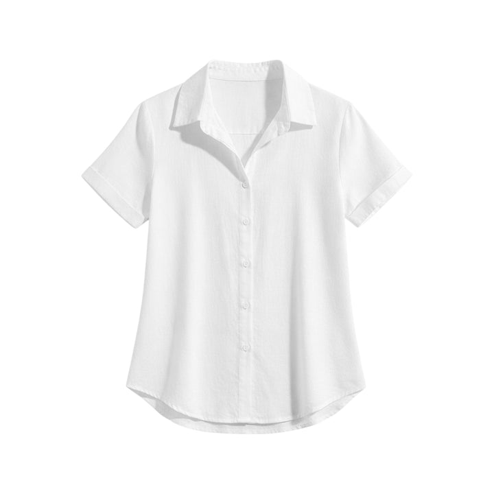 Camicia con Bottoni Donna | Maniche Corte & Look Sempre Ordinato