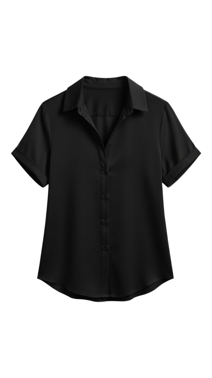 Camicia con Bottoni Donna | Maniche Corte & Look Sempre Ordinato
