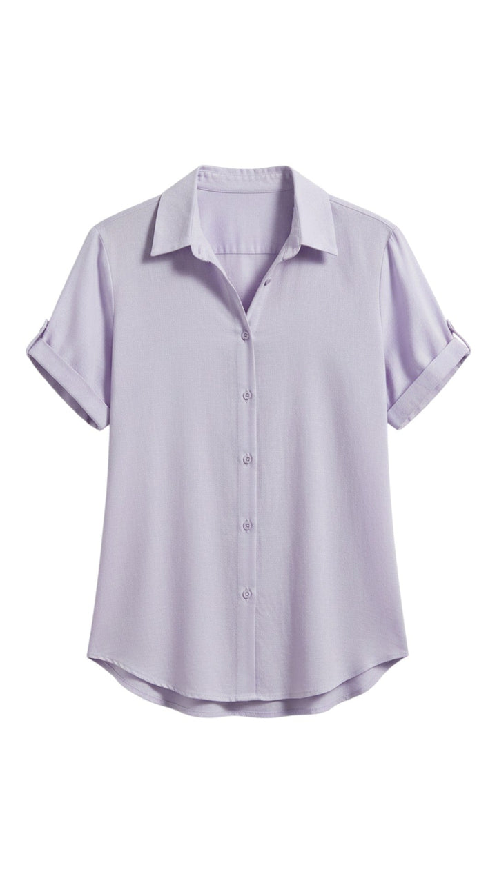 Camicia con Bottoni Donna | Maniche Corte & Look Sempre Ordinato