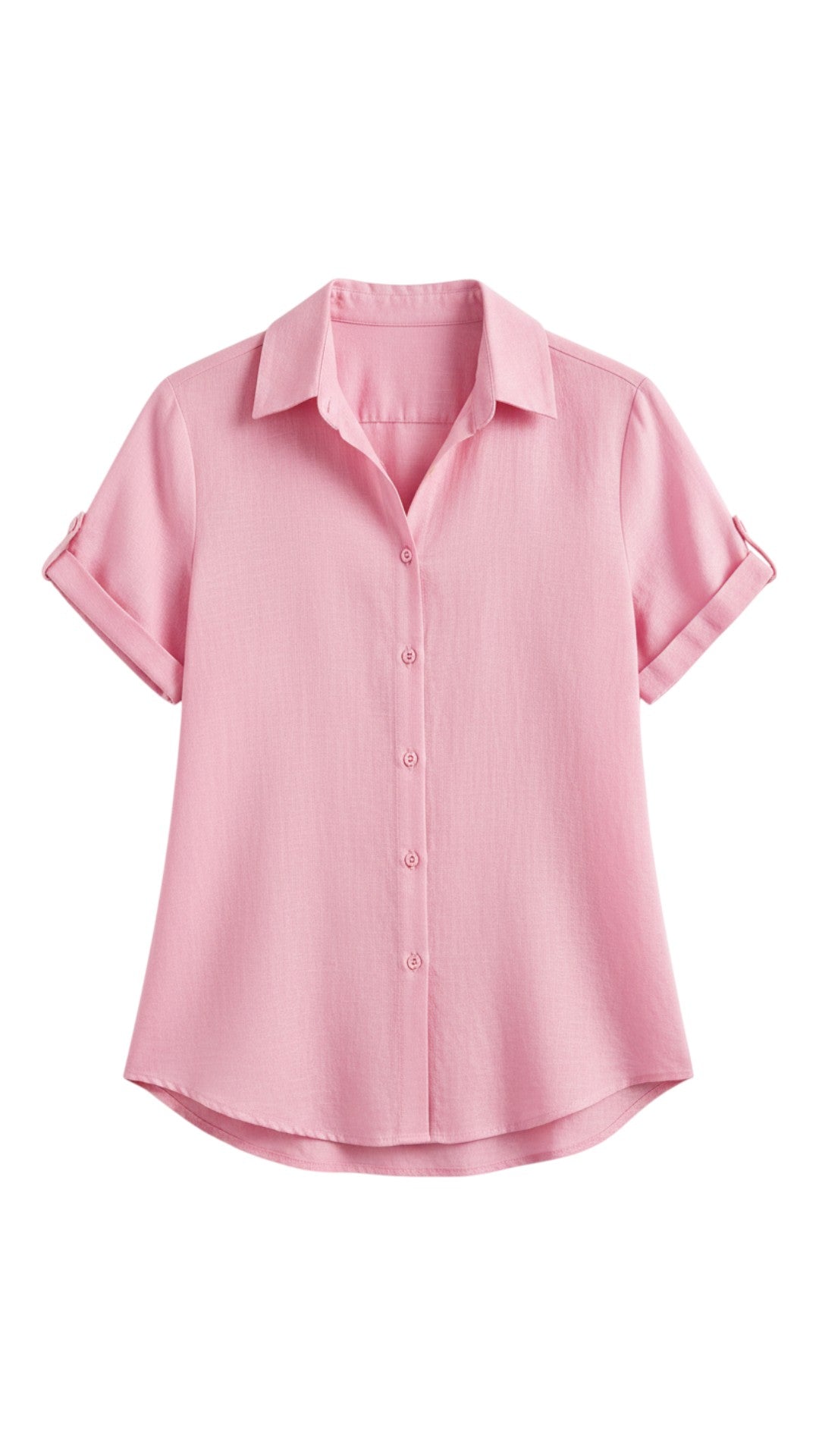 Camicia con Bottoni Donna | Maniche Corte & Look Sempre Ordinato