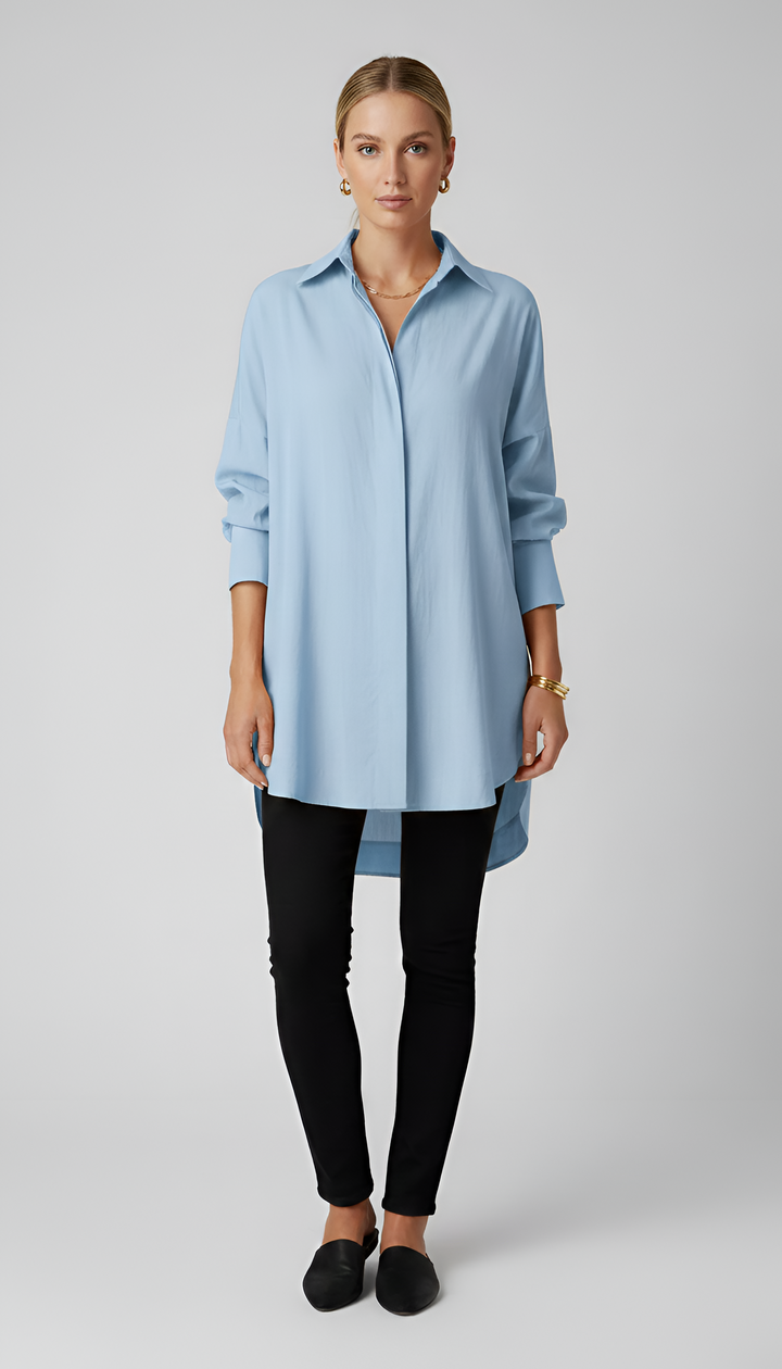 Camicia donna oversize | Linea morbida & Stile pulito sempre curato
