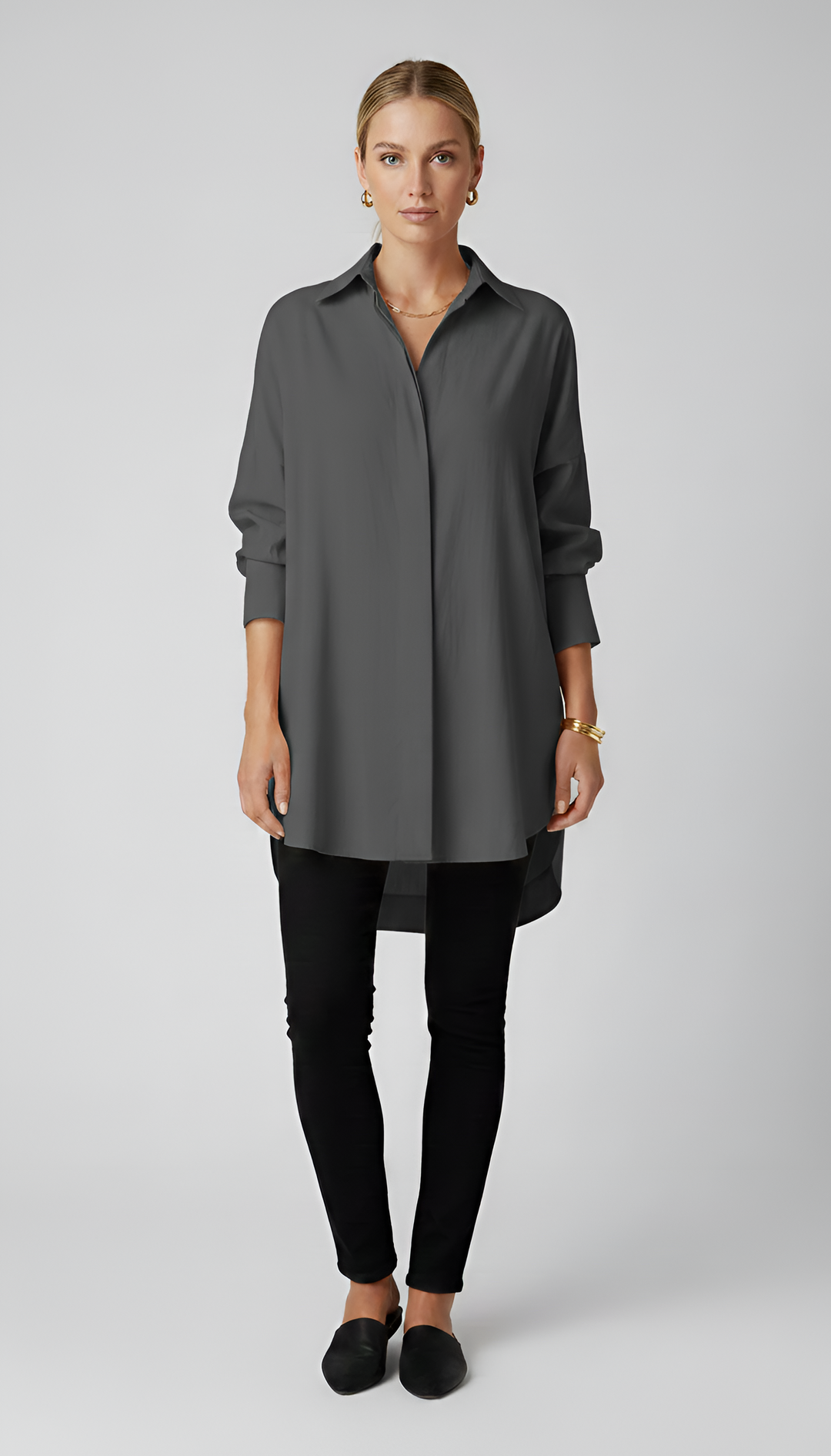 Camicia donna oversize | Linea morbida & Stile pulito sempre curato