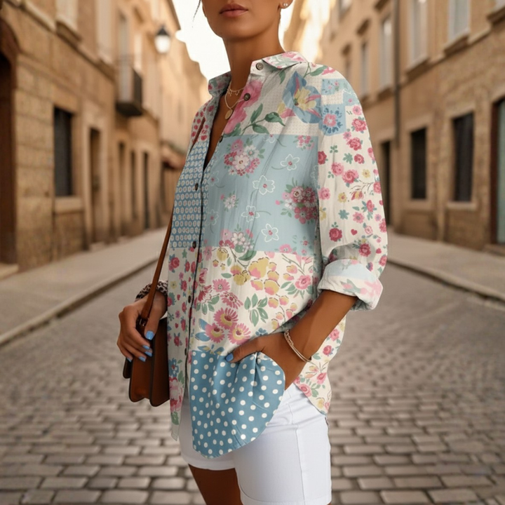 Camicia floreale Donna | Vestibilità oversize & bottoni pratici