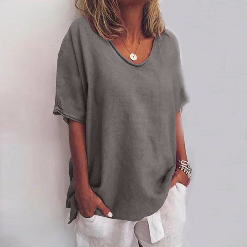 Camicia Ampia Elegante per Donna - Comfort e Stile Estivo 1