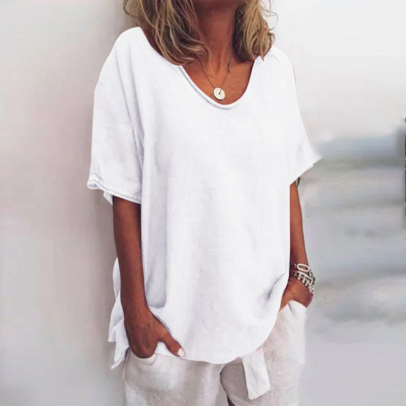 Camicia Ampia Elegante per Donna - Comfort e Stile Estivo 2