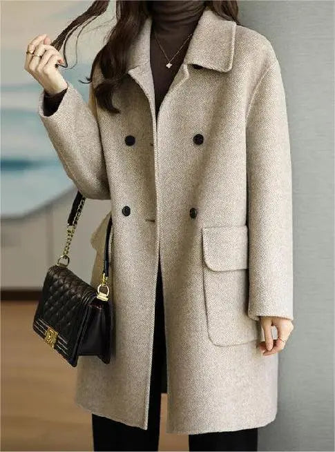 Cappotto Donna Invernale | Chiusura a Bottoni & Tasche Capienti