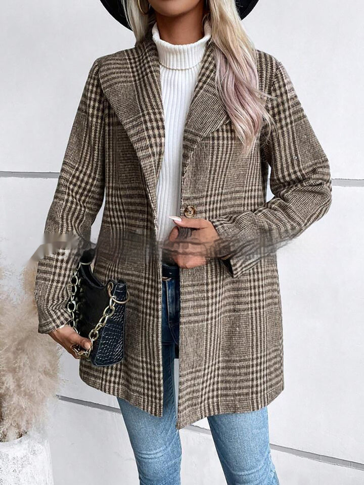 Cappotto Lungo Donna Tessuto Elegante Vestibilità Aderente - Vesarelli