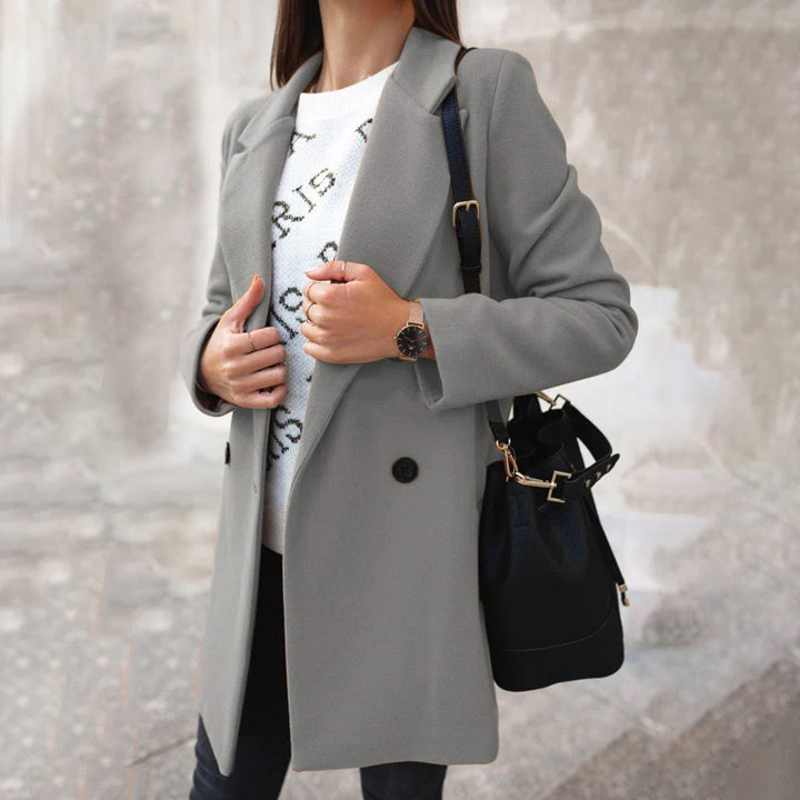 Cappotto Elegante Lungo Donna Nero o Cammello - Stile e Comfort per Ogni Occasione 1
