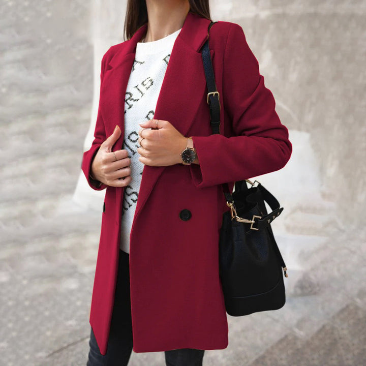 Cappotto Elegante Lungo Donna Nero o Cammello - Stile e Comfort per Ogni Occasione 3