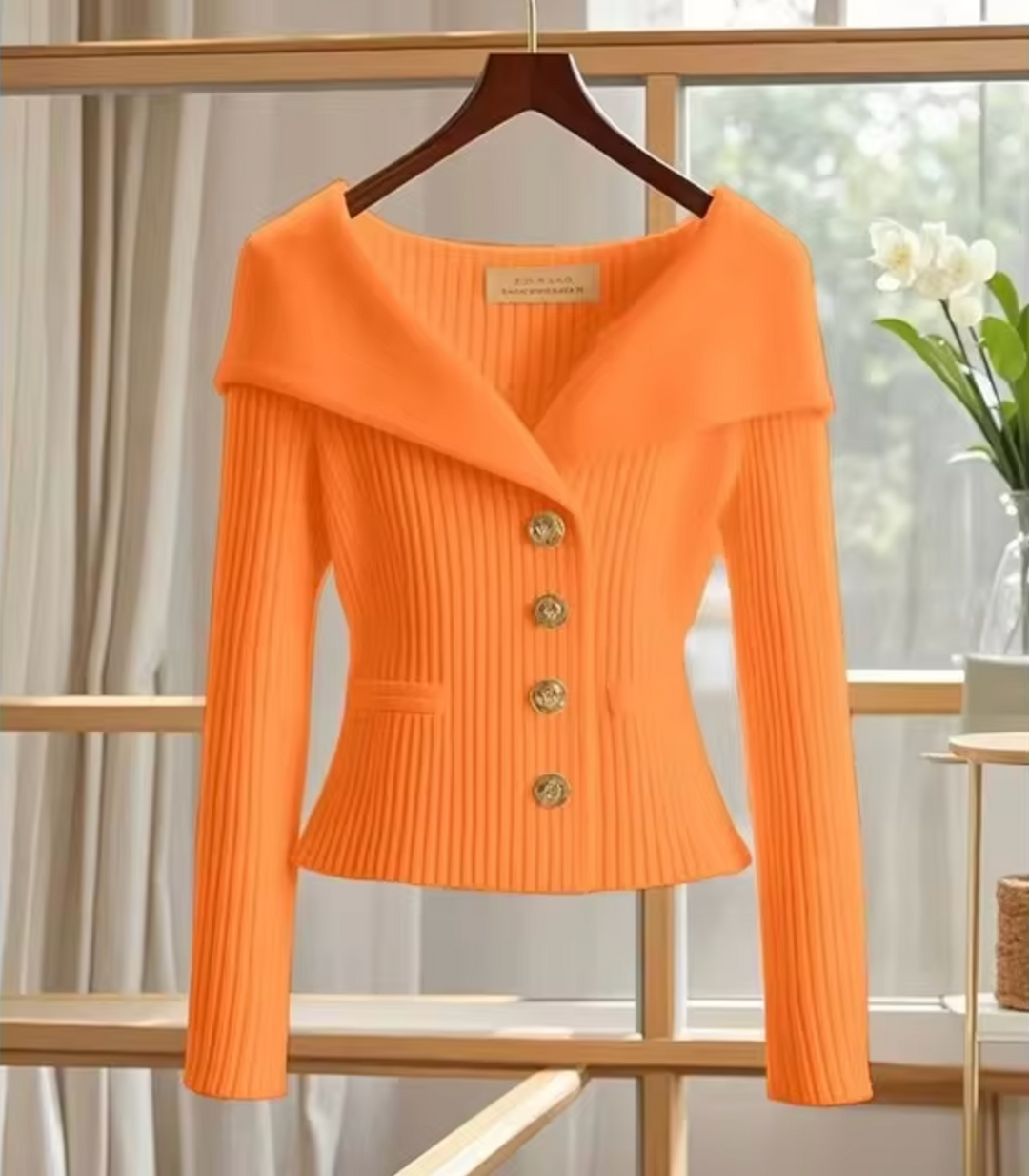 Caria | Cardigan Primaverile Donna Corto Lavorato a Maglia 1
