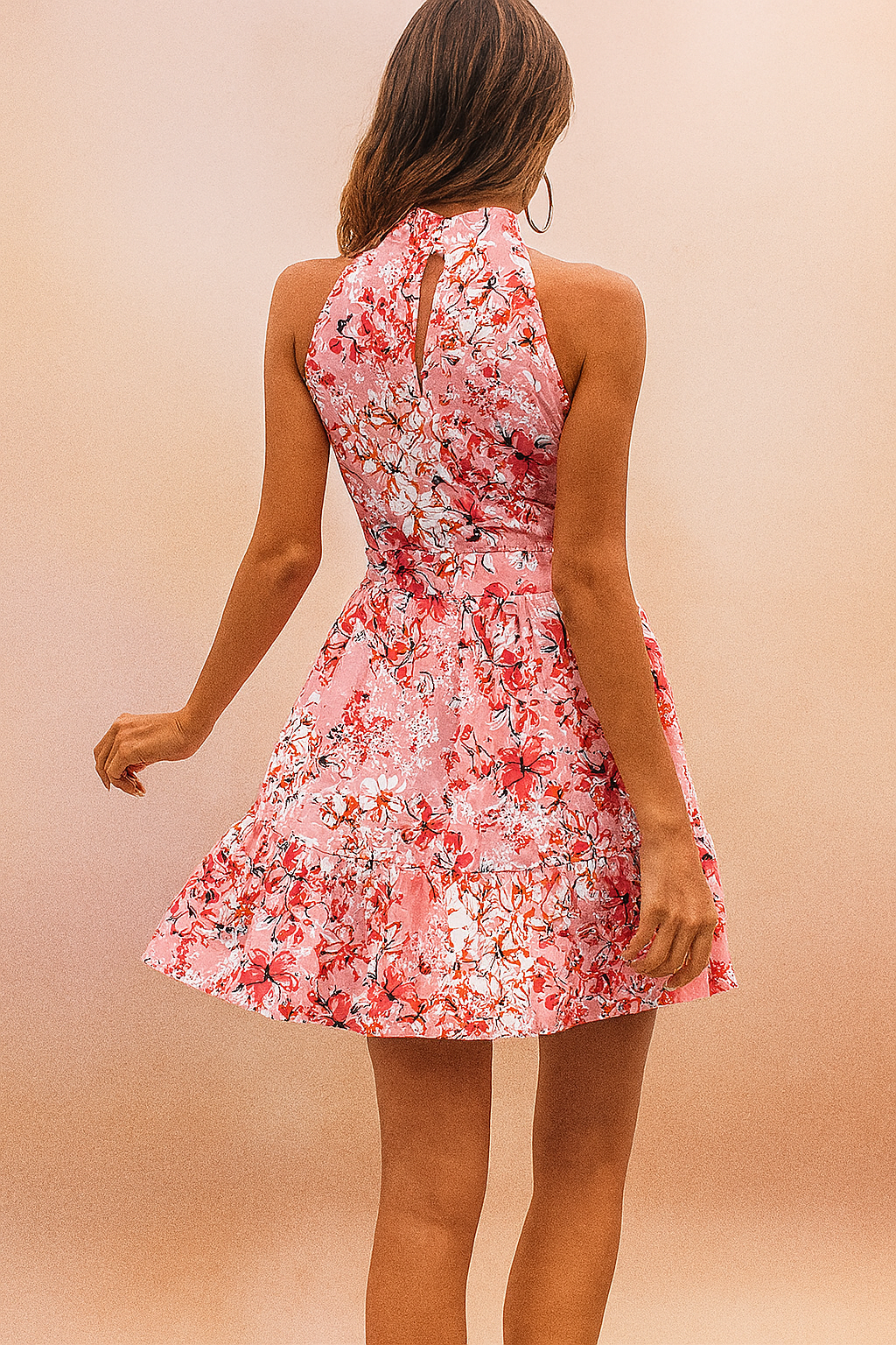 Carlotta | Abito estivo in chiffon con scollo all'americana - Edizione estiva 2