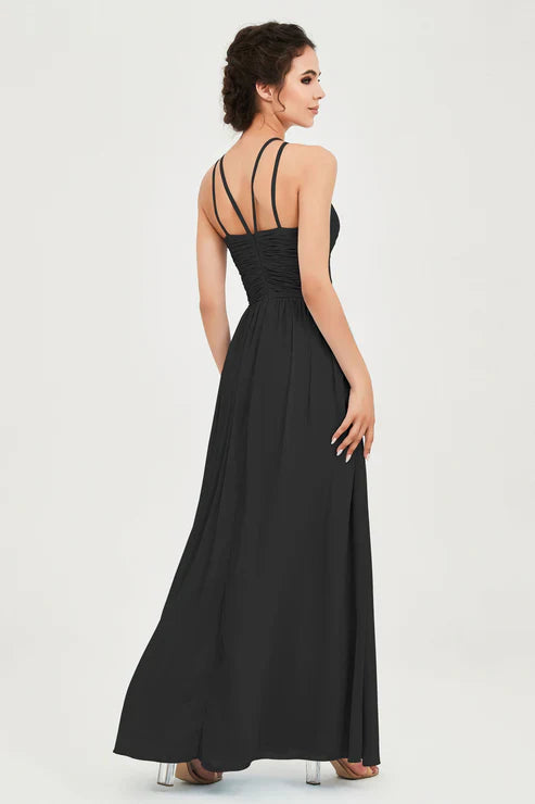 Abito Cerimonia Donna Stile Americano Elegante