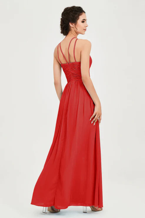 Abito Cerimonia Donna Stile Americano Elegante