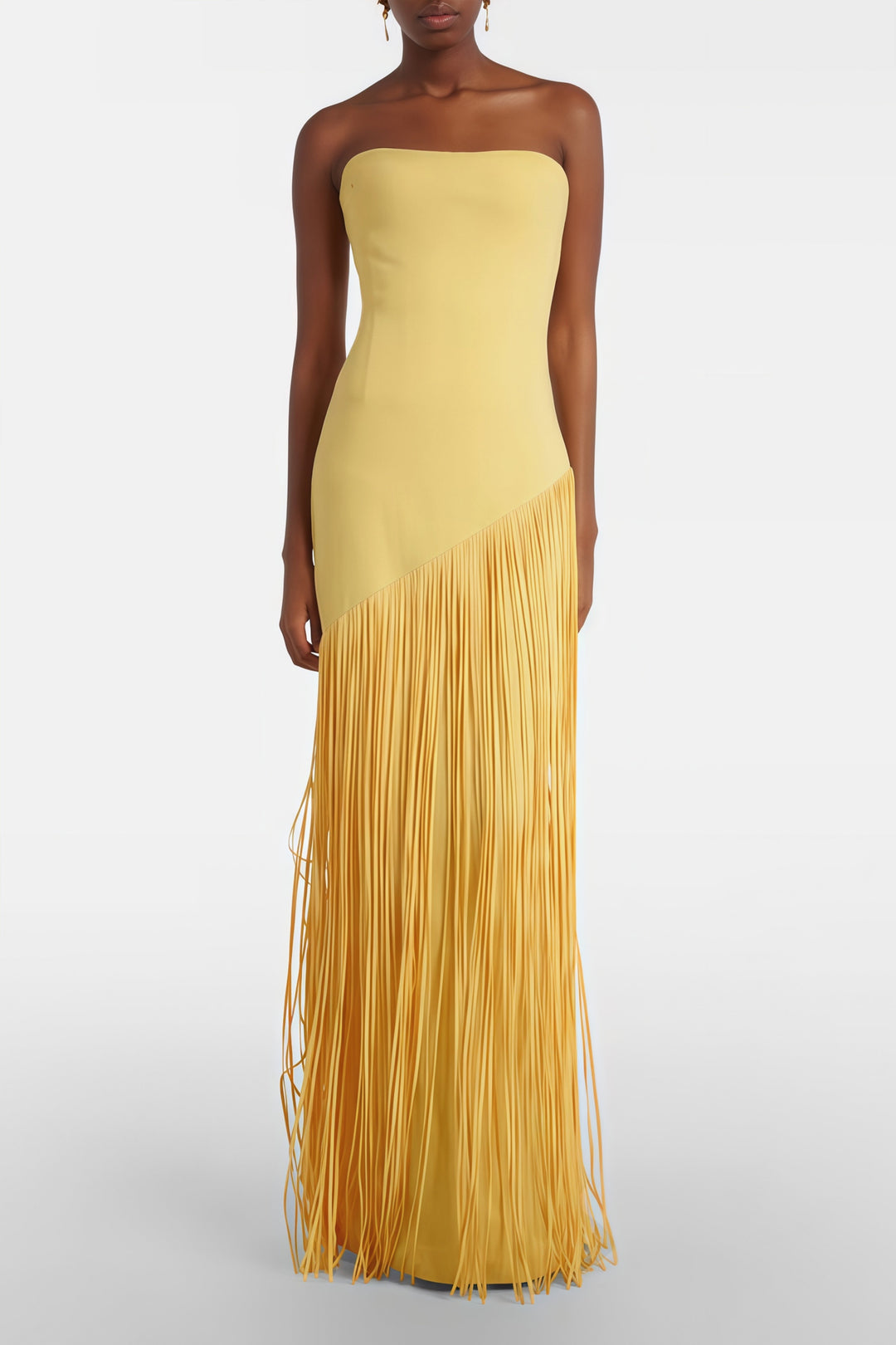 Abito Cerimonia Donna con Frange Elegante