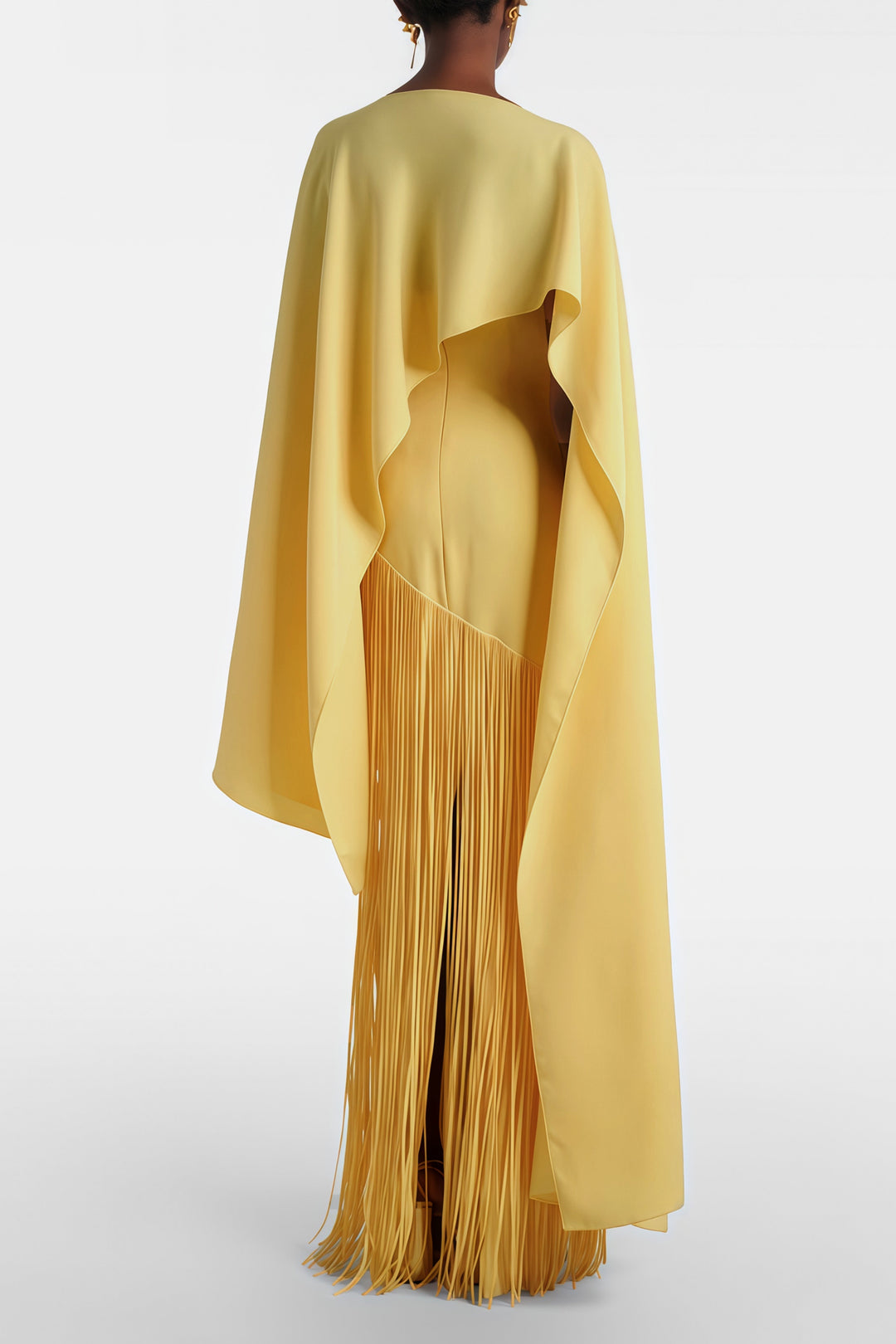 Abito Cerimonia Donna con Frange Elegante