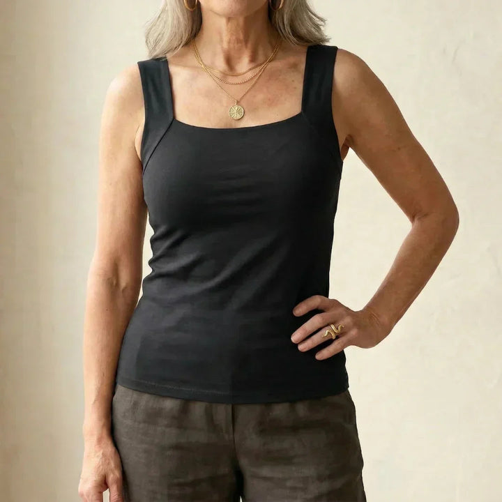 Canotta Donna Traspirante con Reggiseno Integrato - Vesarelli