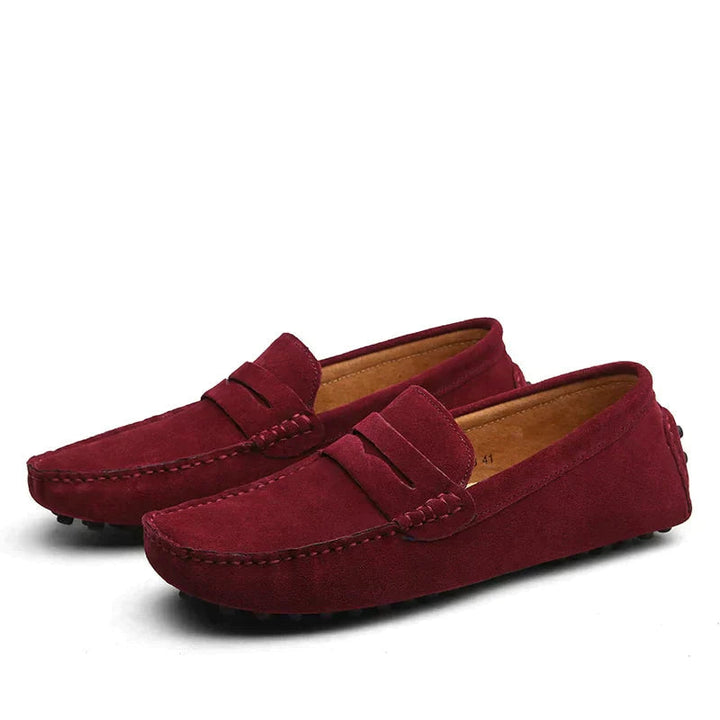 Charlie | Eleganti mocassini in pelle scamosciata da uomo 5
