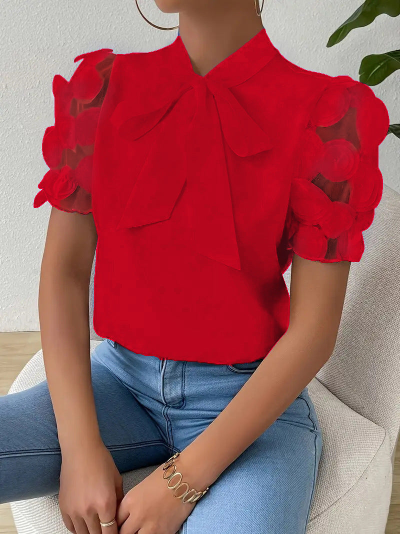 Chiara – Blusa Elegante Con Fiocco Per Donna 1
