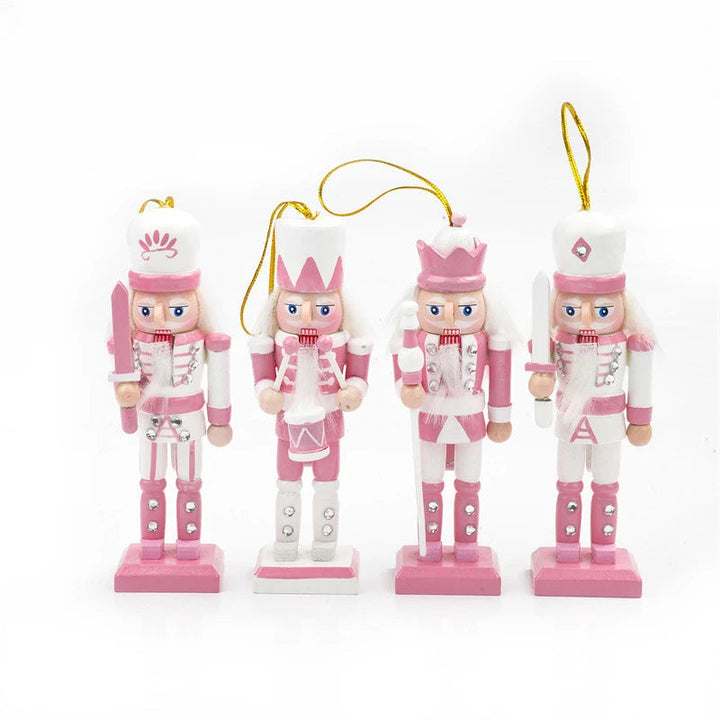 ChicWalnuts | Decorazioni a forma di Schiaccianoci in stile cartone animato rosa 1