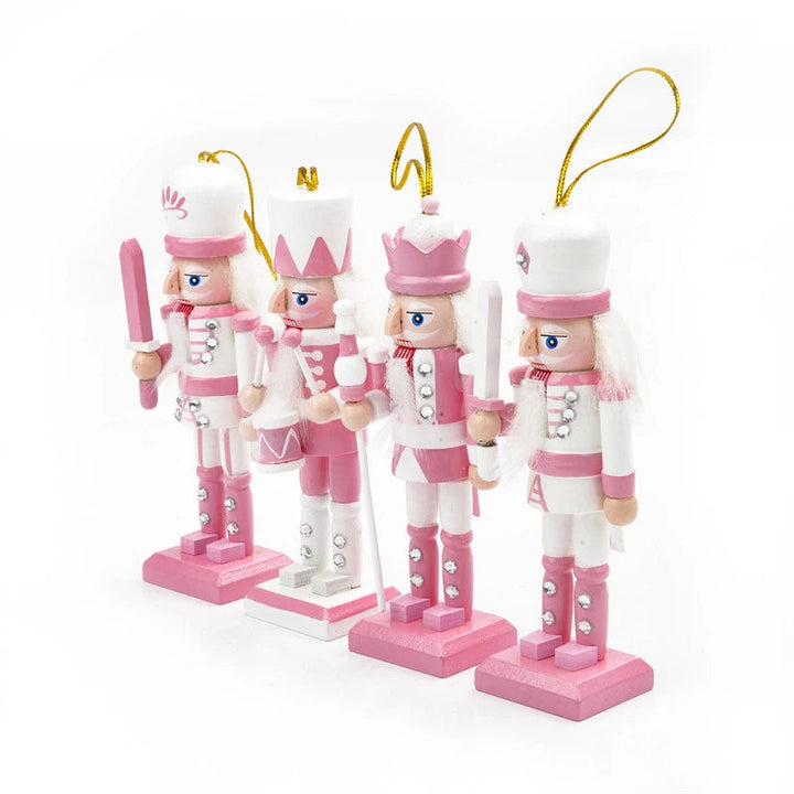 ChicWalnuts | Decorazioni a forma di Schiaccianoci in stile cartone animato rosa 4