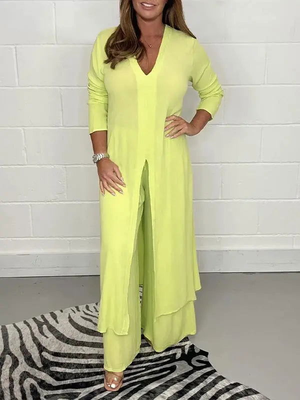 Chic Emelia Two-Piece Casual Set for Women - Lizabella Fashion -  -  - Chic Emelia Two-Piece Casual Set for Women - Lizabella Fashion - #tag1# - #tag2#