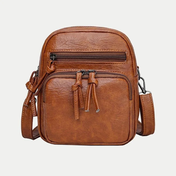 Borsa a Tracolla Donna in Pelle PU Compatta Elegante - Vesarelli