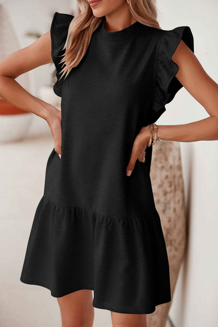 Abito Estivo Donna Trapezio Scollo Tondo Stile Disinvolto - Vesarelli