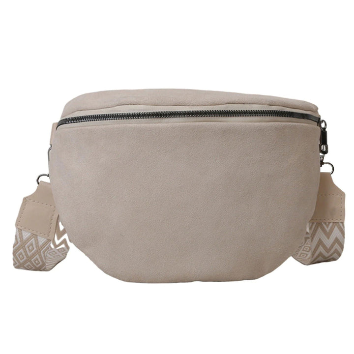 Borsa a Tracolla Donna in Pelle Scamosciata Elegante - Vesarelli