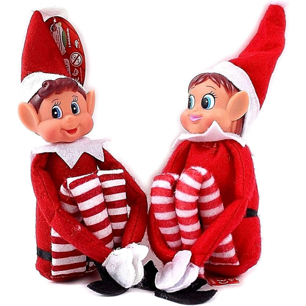 Christmas Sitter | Elfo giocattolo snodabile per decorazioni natalizie per bambini 1