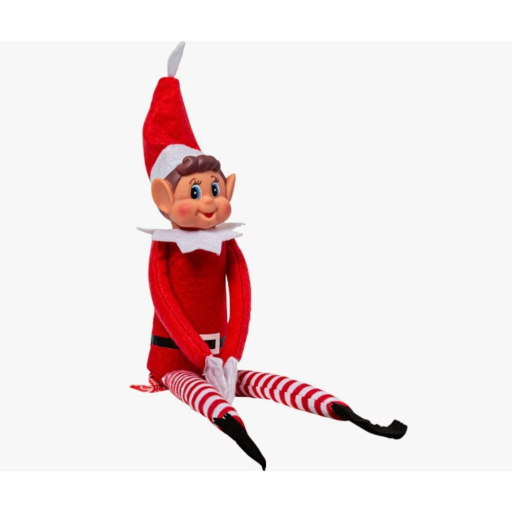 Christmas Sitter | Elfo giocattolo snodabile per decorazioni natalizie per bambini 2